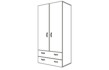 Two door wardrobe